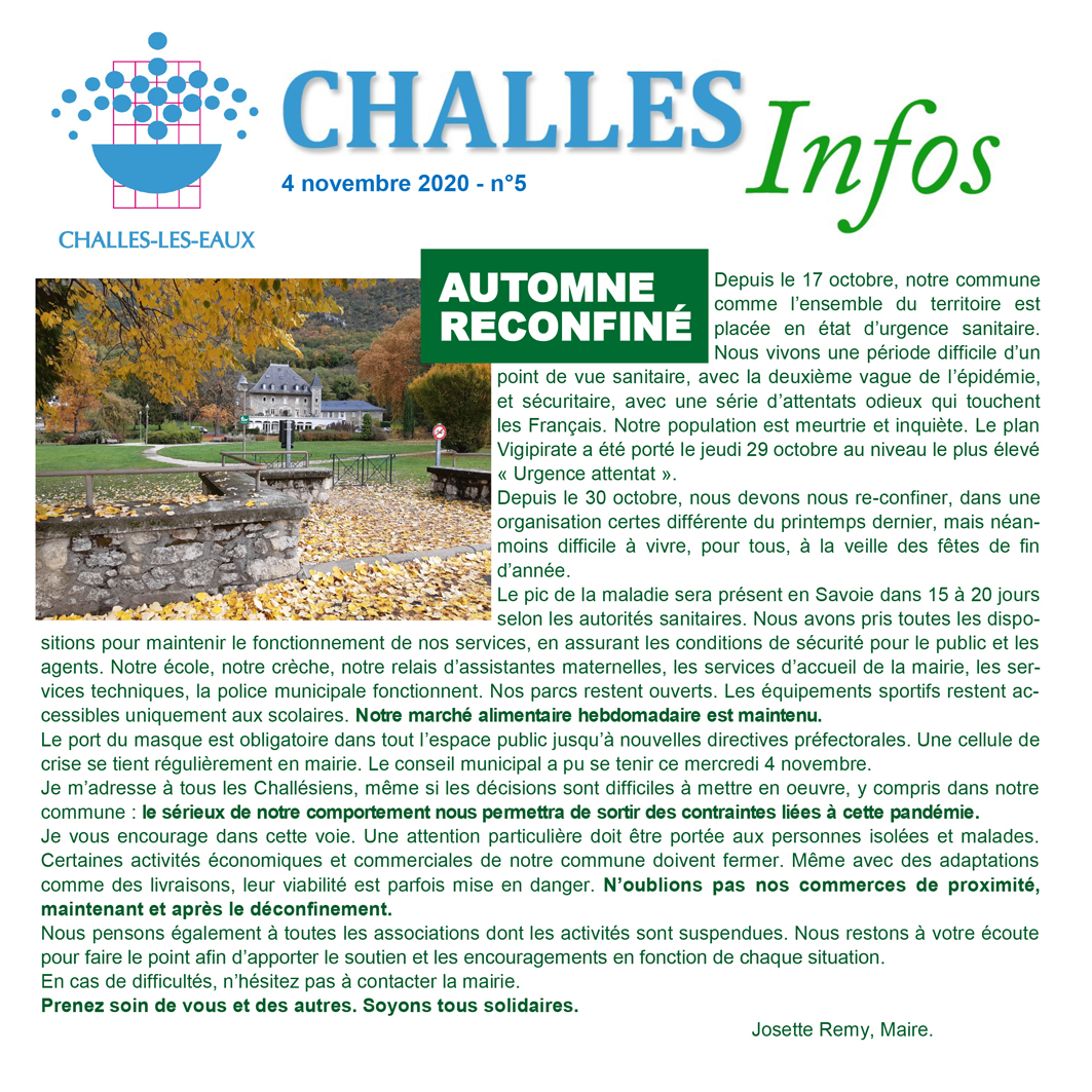 Challes Infos n°5